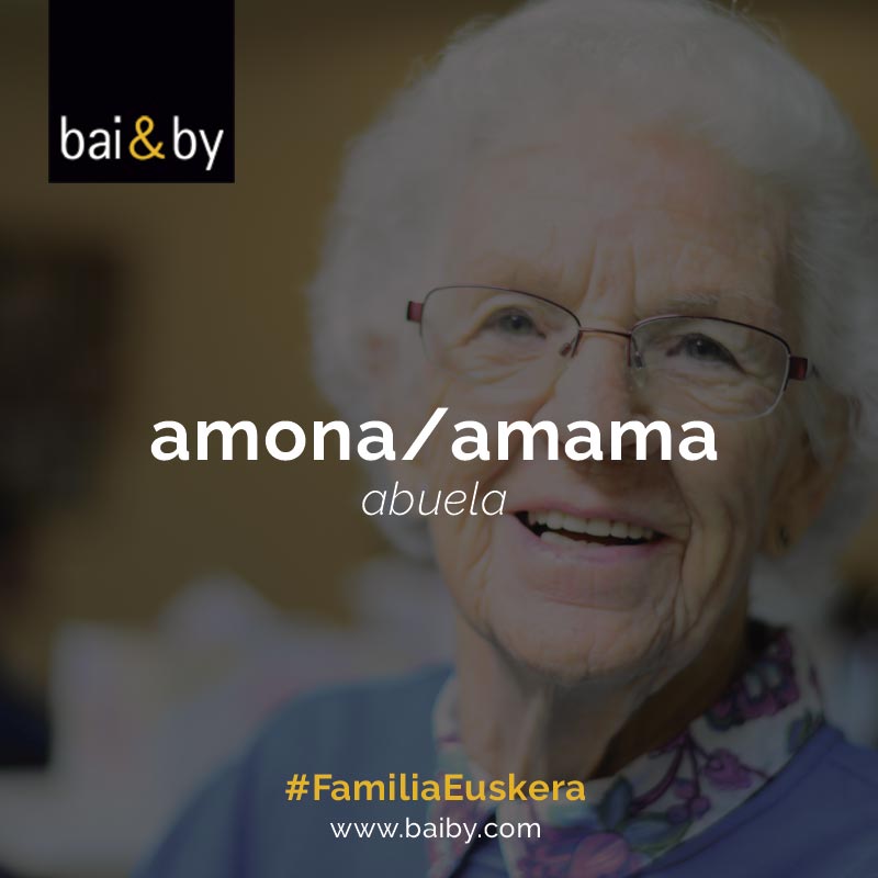 Vocabulario de familia en euskera