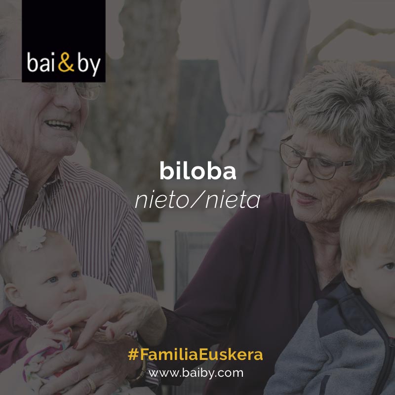 Vocabulario de familia en euskera