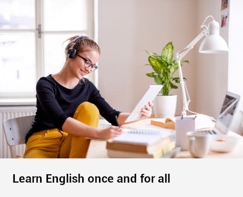 Learn English once and for all